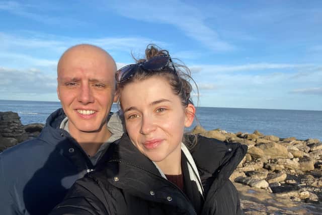 Josh received the life-extending maintenance drug whilst recovering from his stem cell transplant