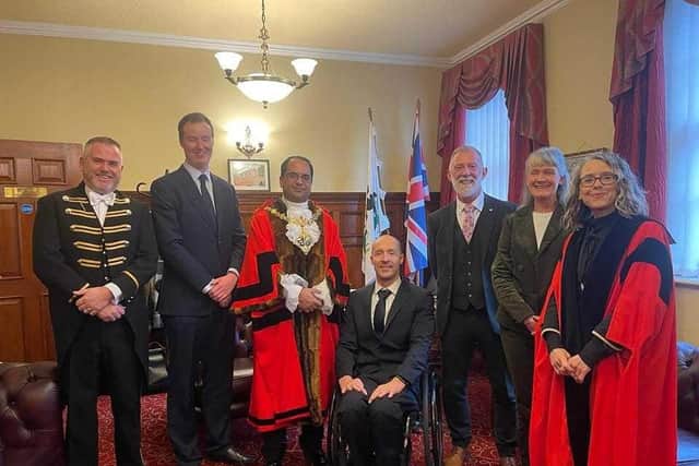 Rotherham’s Paralympic gold medallist Gavin Walker MBE has been made an Honorary Freeman of the Borough – the highest civic honour that the council can award.