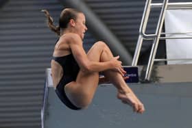 14-year-old Sheffield girl Maisie Bond has won gold at the European Junior Diving Championships. Picture: Chris Etchells