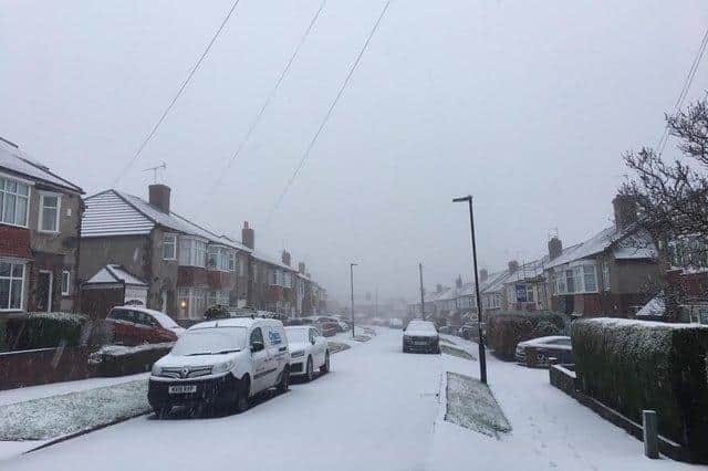 Snow started to fall in Sheffield in the early hours (Photo: Archive image)