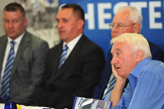 Dave Allen, pictured right, first invested in Chesterfield in 2009. He became chairman in 2012 but resigned in 2016 and put the club up for sale in 2017.