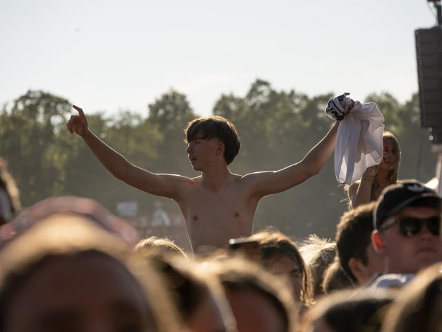 Fans enjoyed a sun-soaked festival