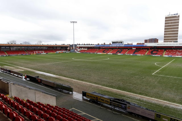 The pitch looks playable from up in the Main Stand