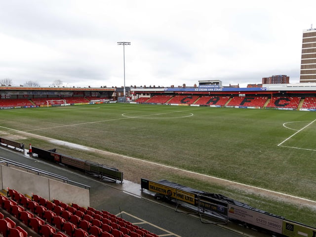 The pitch looks playable from up in the Main Stand