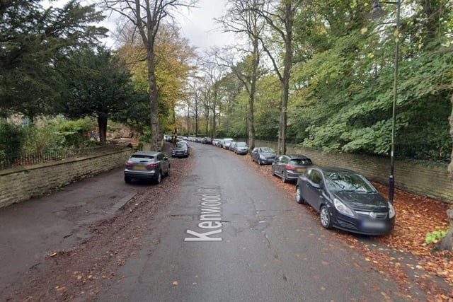 The second-highest number of reports of vehicle crime in Sheffield in March 2023 were made in connection with incidents that took place on or nearKenwood Road, Nether Edge, with 6