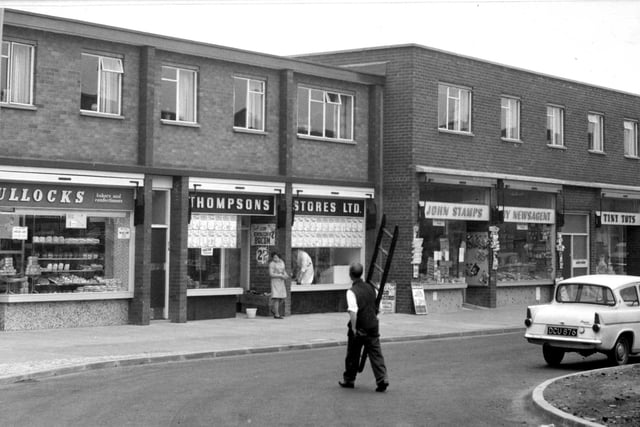 The New Green Street shopping centre in 1962. Remember these shops?