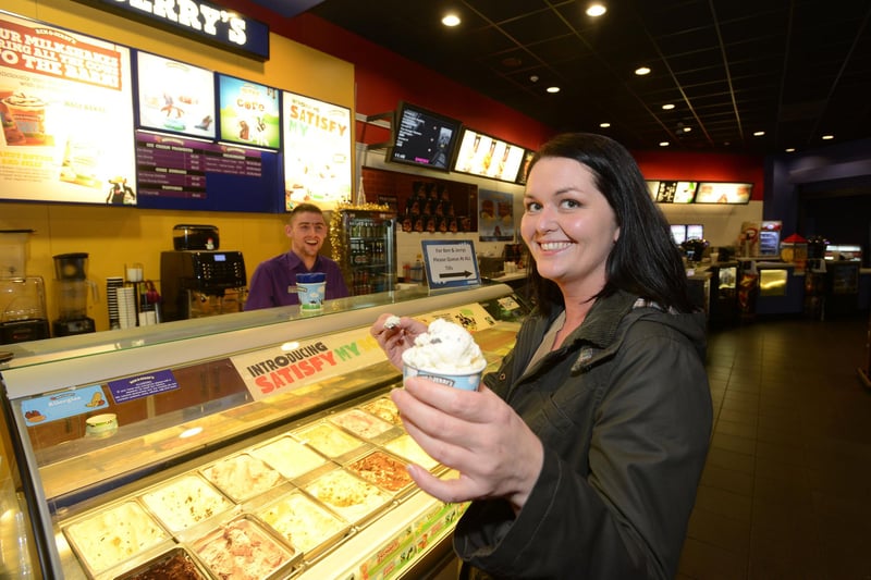 Jill Templeton got a real treat on her trip to the Empire Cinema in 2014. She got free ice cream part of the cinema's 10th anniversary.