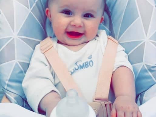 Toni Hunter, said: "Riley-Grace Wilson born at Doncaster’s women’s hospital 03/07/20 weighing 7lb 1 oz she was one week overdue."