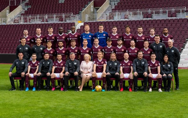 Hearts squad at the start of the season. Picture: SNS