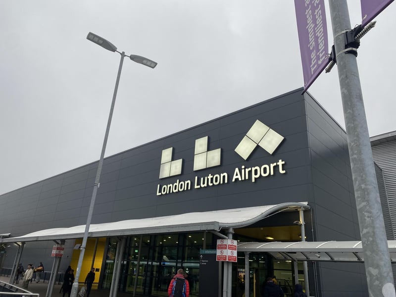 London Luton Airport ranked 27/29 with an overall customer score of 51 per cent.