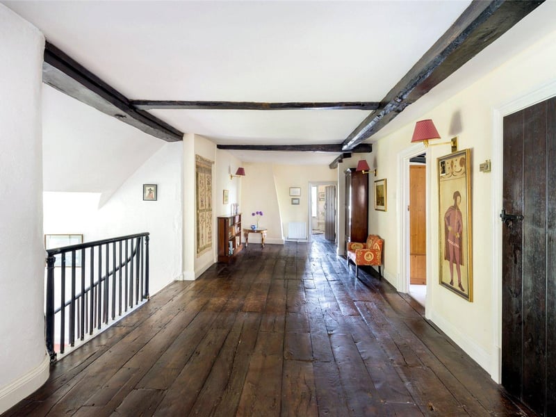 The listing says: "In the parish of Warblington, on Langstone Harbour, a beautiful, Grade II listed, Restoration country house and historic Tower standing in about 4 acres of lovely gardens and grounds including the fascinating moat." 