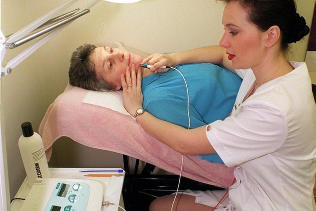 An electrolysis treatment was carried out for Dorothy Jones back in 1998