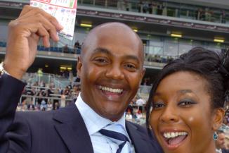 Race goers Kevin and Deborah Rose in 2007.