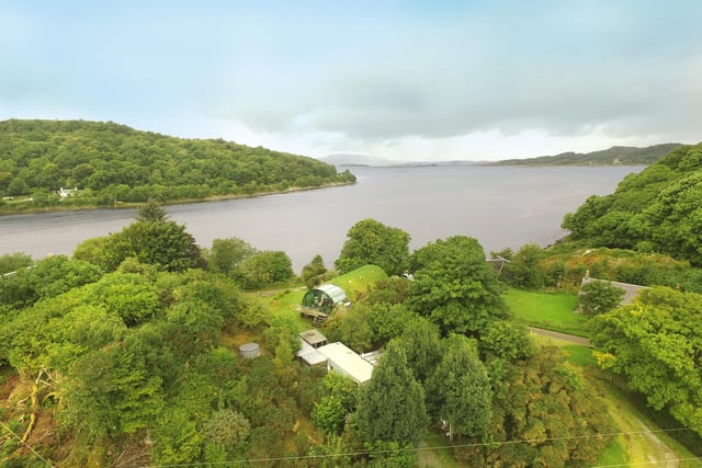 The listed building, which was featured in the television show Restoration Man, enjoys an enviable position on the shores of Loch Crinan in Argyll