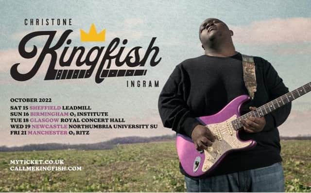 Christone ‘Kingfish' Ingram has announced that he's returning to the UK this October for a 5-date tour which will see the singer perform in Sheffield, Birmingham, Glasgow, Newcastle and Manchester.