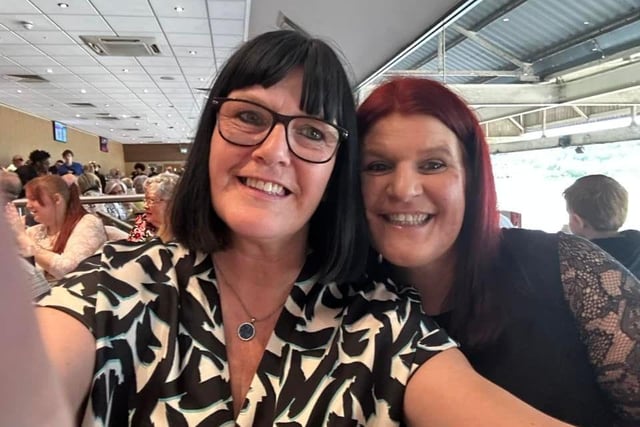 Mandy James said: "Karen Stevenson is the only one I got but I love her loads … little sister and best friend."