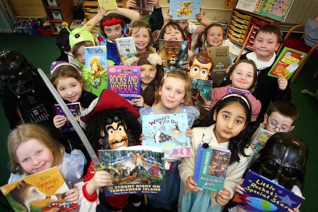 Dressing up is great fun and that is what these pupils were doing on World Book Day in 2006.