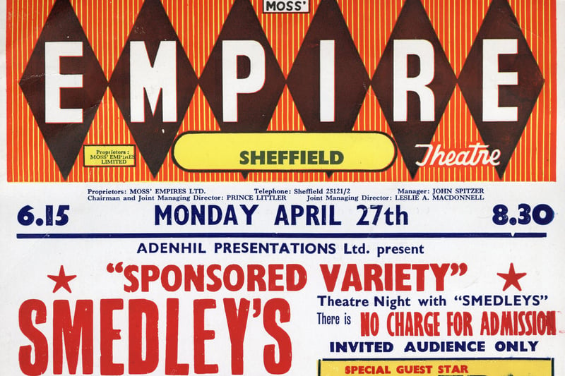 Empire Theatre final season programme, 1959 (ref no y13115)