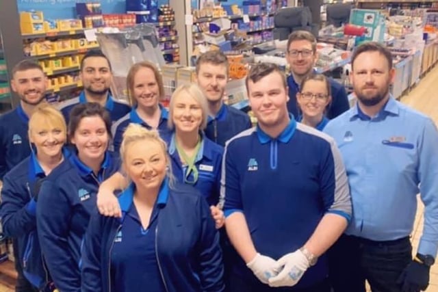 Kayleigh Ford: My Aldi fam. Proud of us all.
