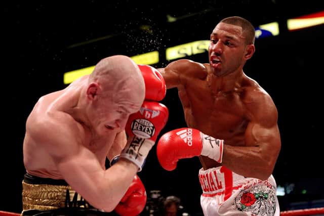 Kell Brook v Matthew Hatton at the Sheffield Arena Pic Getty Images 