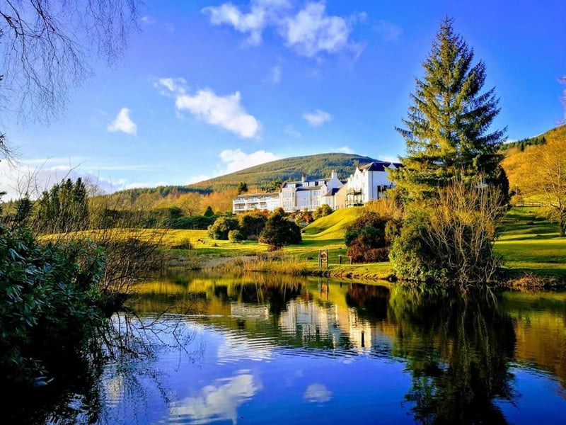 Macdonald Forest Hills Resort in Aberfoyle is in the Loch Lomond and The Trossachs National Park so there's no shortage of adventures nearby. While you enjoy the spa the children will be kept busy with a play area, outdoor tennis courts, cycle trails, a seasonal kids club, watersports and an inflatable waterpark.