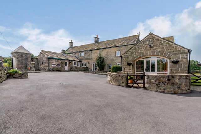 The property is approached from a country lane; electronically operated timber gates open onto a tarmac courtyard which offers off road parking for several vehicles.