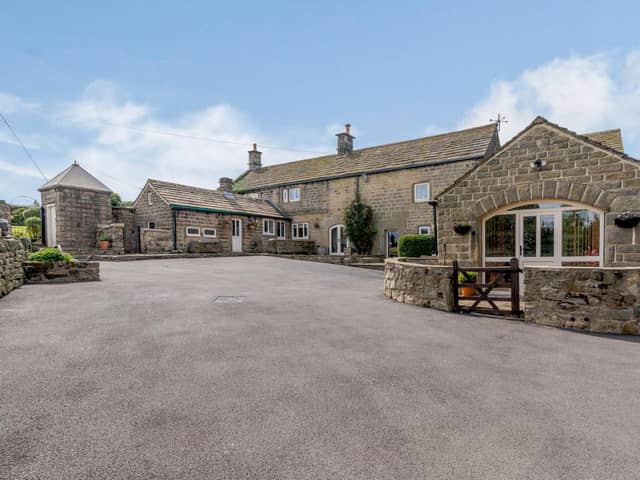 The property is approached from a country lane; electronically operated timber gates open onto a tarmac courtyard which offers off road parking for several vehicles.