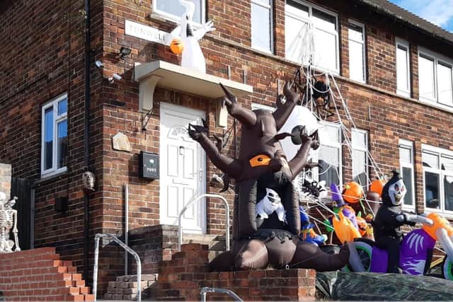These stunning Halloween decorations have been put up at a house on Tunwell Avenue, near Parson Cross
