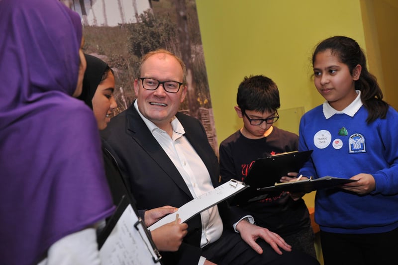 Pupils from Hadrian Primary and Marine Park Primary Schools were taking part in a poetry slam at South Shields Museum and Art Gallery, with the Arts Councils CEO Darren Henley. Who remembers this from 4 years ago?