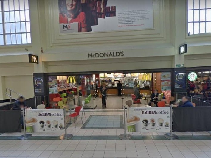 The McDonald's branch inside Leeds City Station has a rating of 3.7 from 1,350 Google reviews.