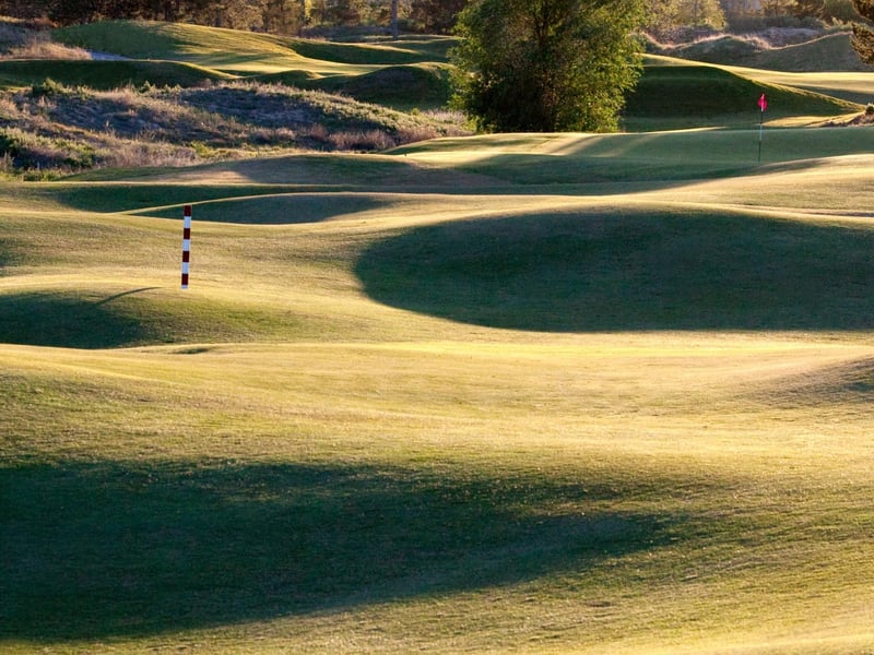 The earliest reference to a legal game of golf in Scotland is a document from 1502 recording the purchase of a set of golf clubs by King James IV from a bowmaker of St Johnston (now Perth). It's thought he played on a piece of ground nearby called North Inch.