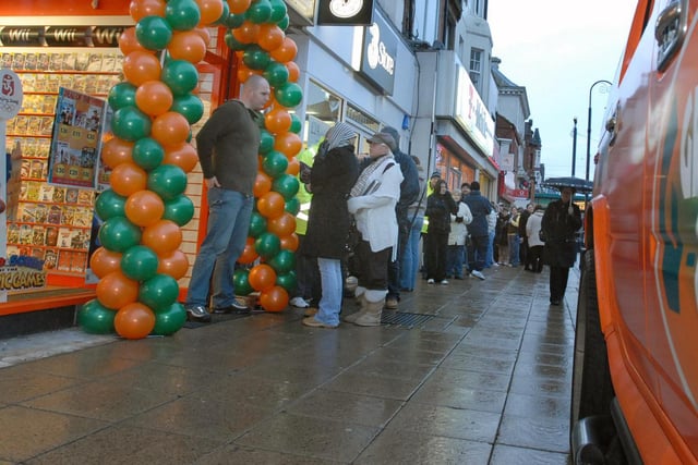 These people were hoping to be among the lucky ones to get one of the 50 Nintendo Wiis which were in stock at Grainger Games in King Street. Were you one of them in 2007?