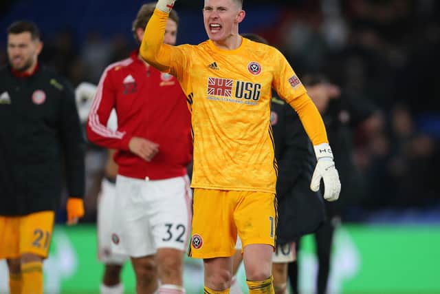 Dean Henderson during his second season on loan with Sheffield United: Paul Terry/Sportimage