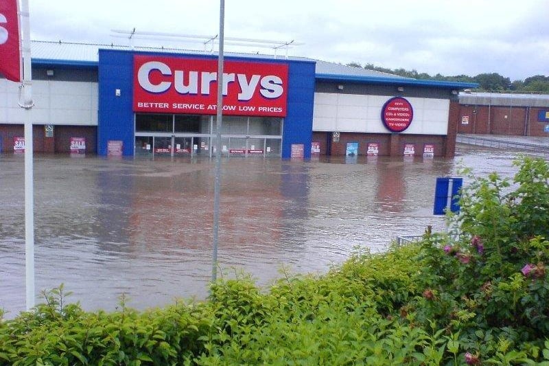 Businesses were forced to temporarily close because of the flooding.