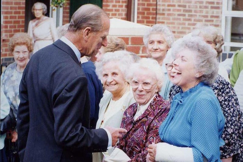Prince Philip took time to chat to the people of Hartlepool during his visit to the town in 1993.