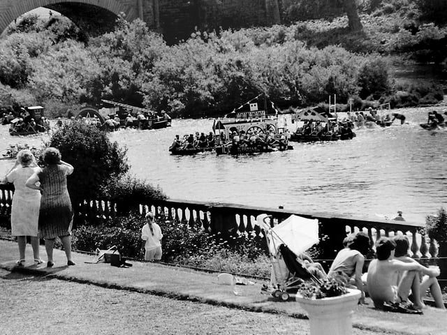 Kelso raft race 1986.