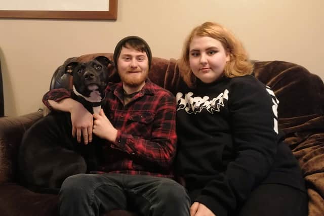 A gang of teenage boys armed with meat-carving knives have attacked a man
who suffers from PTSD in an attempt to steal his dog.