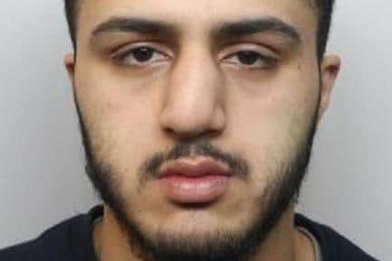 Pictured is Pavel Salar, aged 23, of Stradbroke Walk, Sheffield, who has been sentenced to six years of custody after he admitted two counts of robbery, two counts of possessing a bladed article in public and two counts of possesing class A drugs with intent to supply.