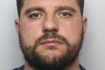 Pictured is Andi Zogu, aged 30, of St John's Road, at Laughton-en-le-Morthen, in Rotherham, who was sentenced at Sheffield Crown Court to 27 months of custody after he pleaded guilty to producing class B drug cannabis following a police raid at a property on St John's Road, at Laughton-en-le-Morthen, in Rotherham, where 164 cannabis plants were found by officers. Zogu claimed he came to the UK to make a better life for himself but he has been jailed after he was caught overseeing the cannabis farm at the South Yorkshire property.