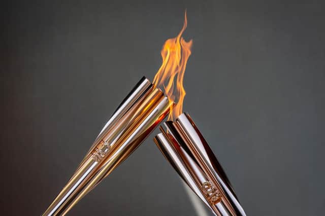 Olympic Torch Relay Celebration. (Photo by Yuichi Yamazaki/Getty Images)