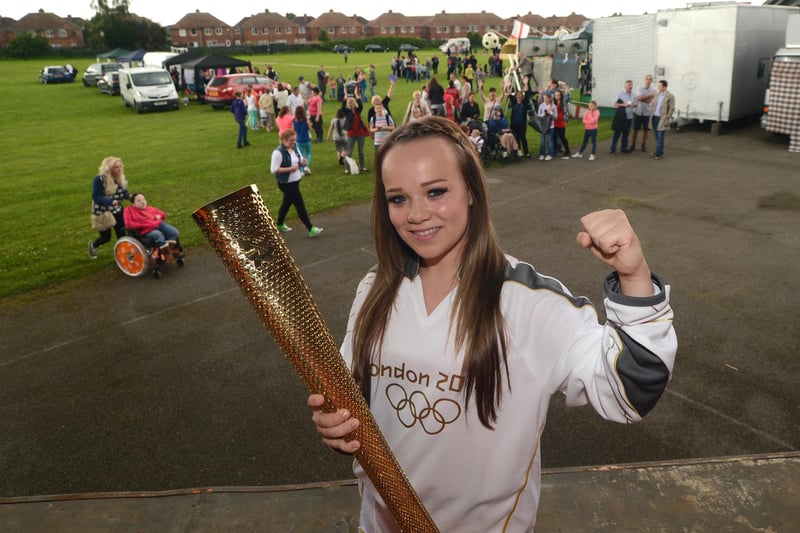 Olympic Torch bearer Keeley Shaw officially openend the Manton Gala.
