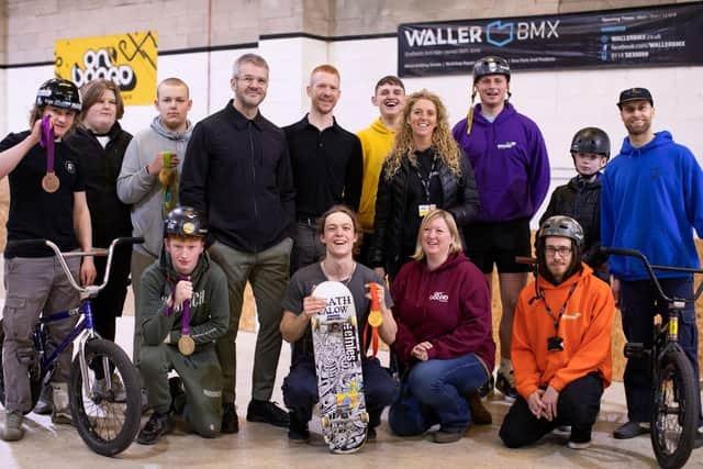 Joel said he would add "properly designed, high quality active travel infrastructure" on Sheffield's main routes. Mayor Oliver Coppard and Olympian Ed Clancy (pictured with skaters at Onboard Skatepark) have outlined their plans to bring better active travel infrastructure to South Yorkshire.