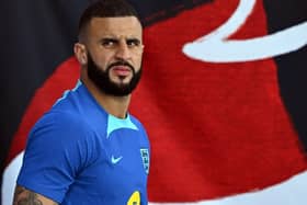 England's defender Kyle Walker grew up in Sheffield and supported Sheffield United as a boy (Photo by PAUL ELLIS/AFP via Getty Images)