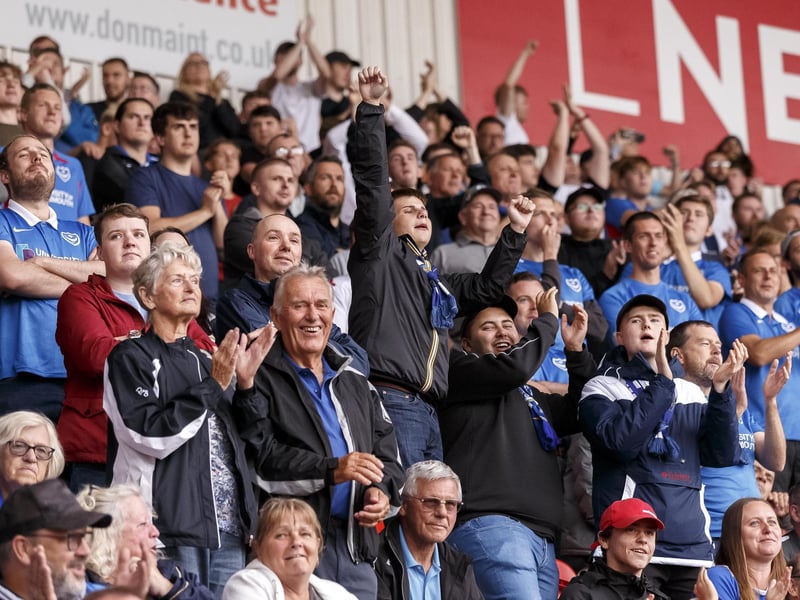 These supporters are clearly enjoying their day out following the Blues. Picture: Daniel Chesterton/phcimages.com