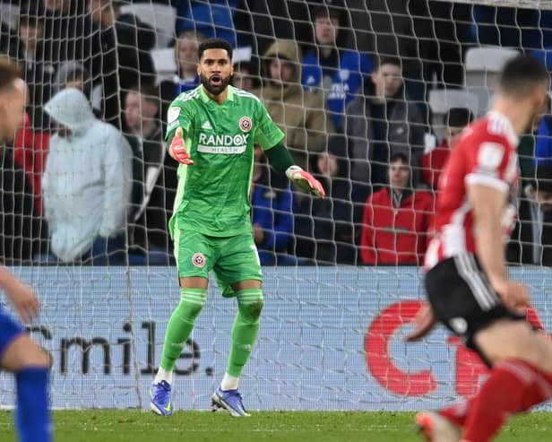 Wes Foderingham in action for Sheffield United: Ashley Crowden / Sportimage
