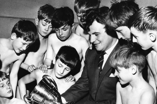 Remember this from 1965? It's the South Shields United Swimming Club before their annual gala at Derby Street Baths.