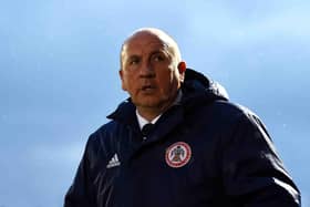 John Coleman, manager of Accrington Stanley, was happy with his side's fightback against Sheffield Wednesday. Photo: Nathan Stirk.