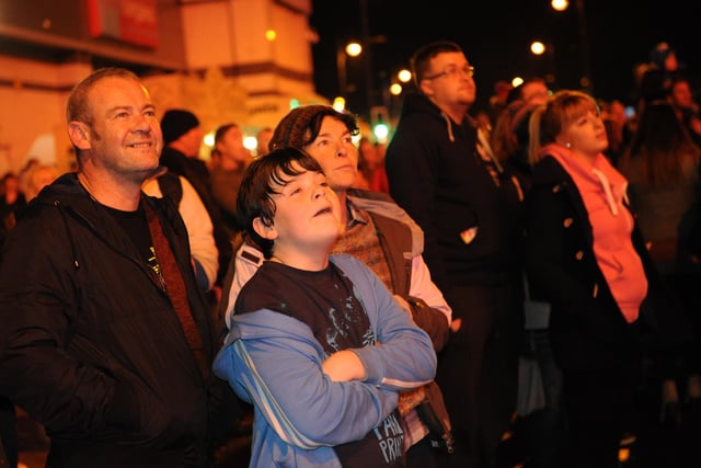 Crowds enjoy the free firework display at Seaham in 2015. Are you pictured?