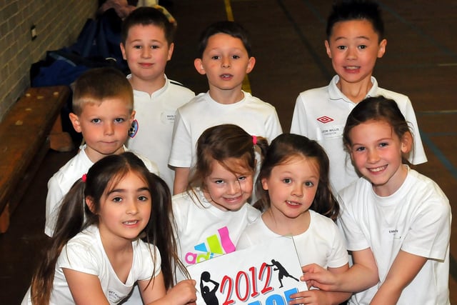 Pupils from Throston Primary School tennis team were pictured supporting the Hartlepool Mail's Race for Fitness campaign which encouraged people to get fit in Olympic year in 2012.