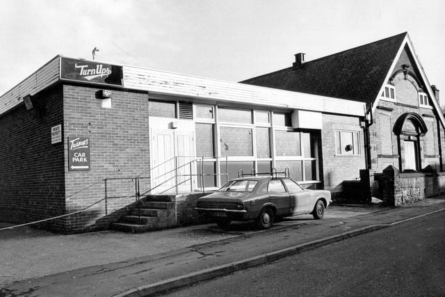 Turn Ups Night Club, Nether Edge, Sheffield, pictured in March 1981